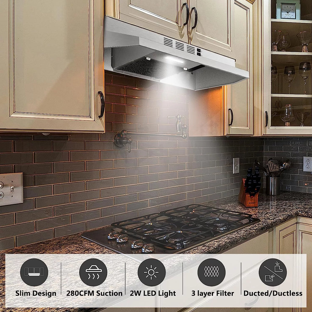 30 inch Under Cabinet Stainless Steel Range Hood E226