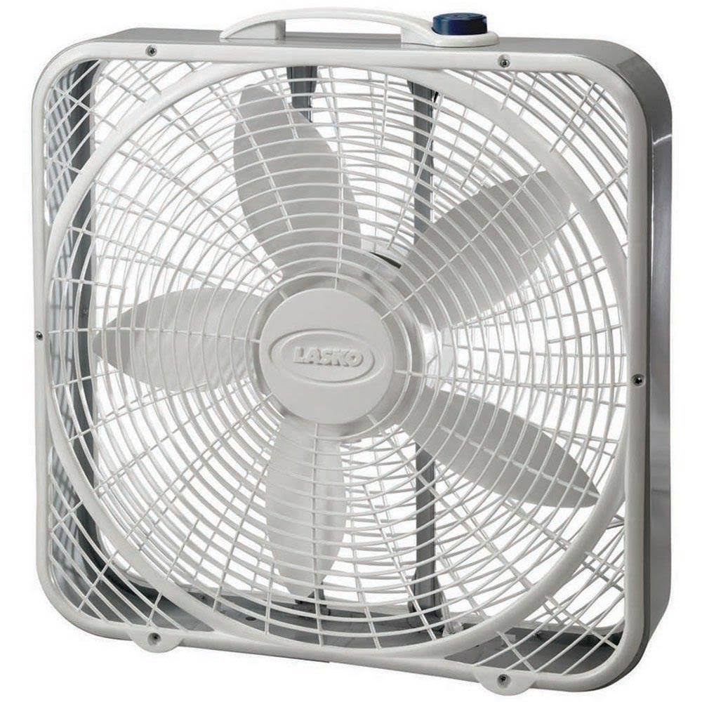 20x22 Steel Box Fan with 3 Speed Settings and Easy Carry Handle, 4 Pack Z58515
