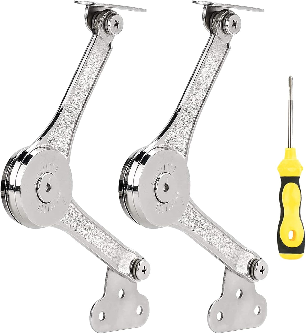 2 Pcs Soft Close Lid Support Hinges with Screwdriver N113131