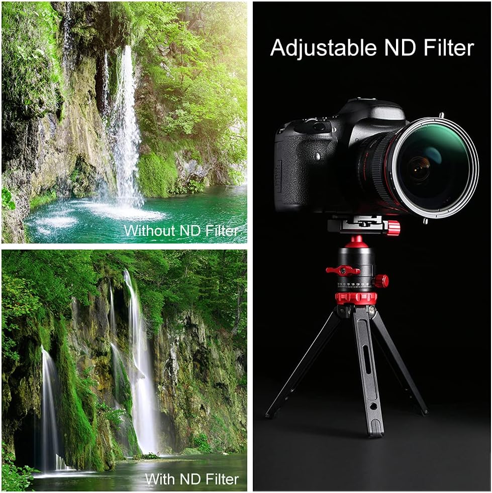 77mm Variable Fader ND2-ND32 ND Filter and CPL Circular Polarizing Filter 2 in 1 M89024