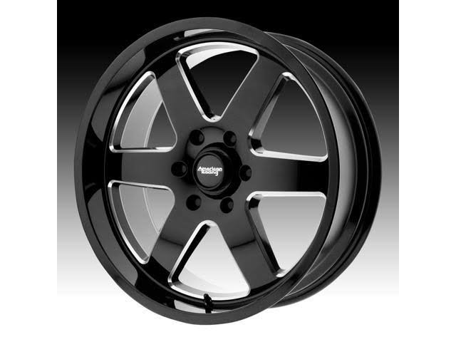 Black Milled 17x8.5 Wheel W287