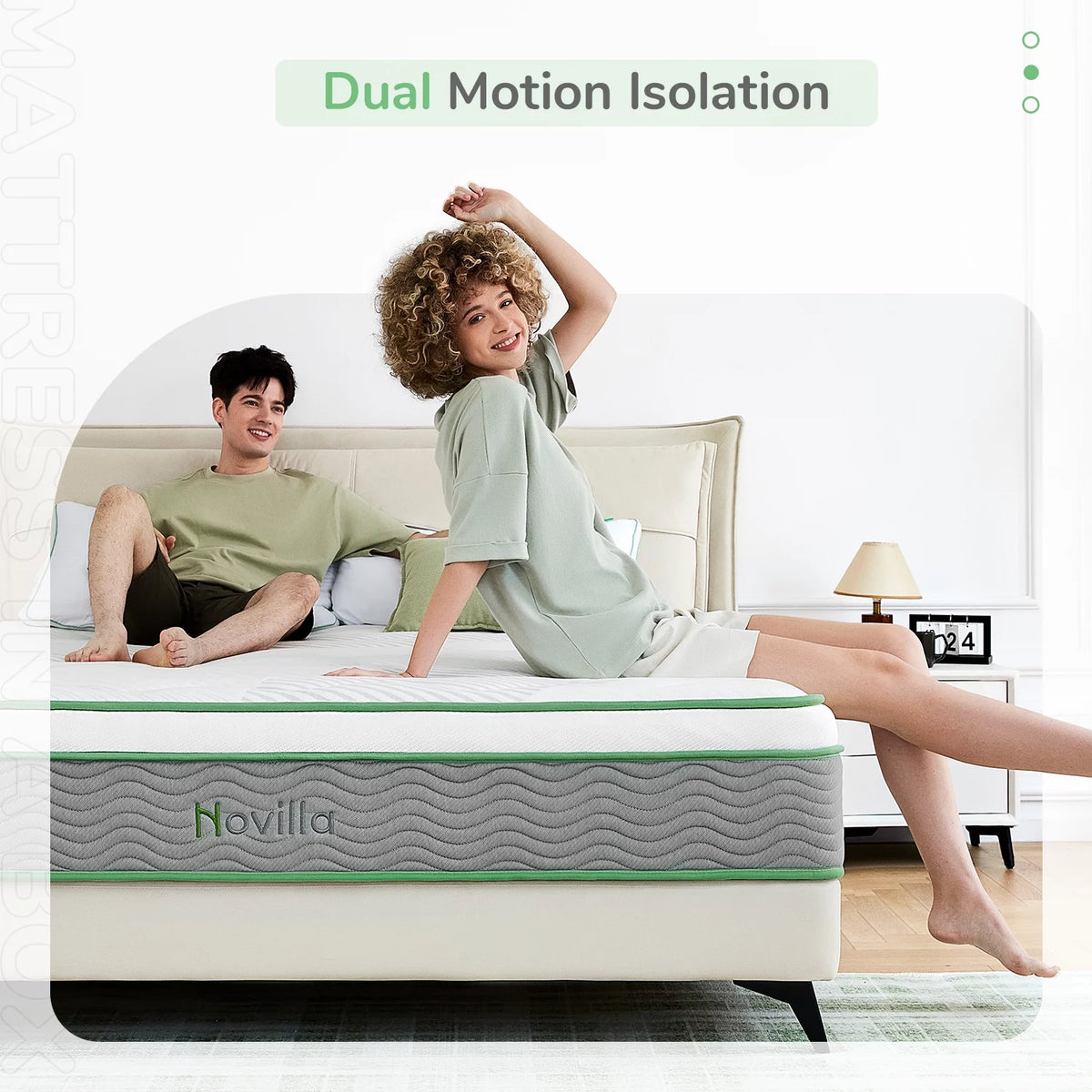 Queen Size Memory Foam Hybrid Mattress A21215