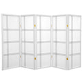 White 5 Panel Shoji Screen J97115
