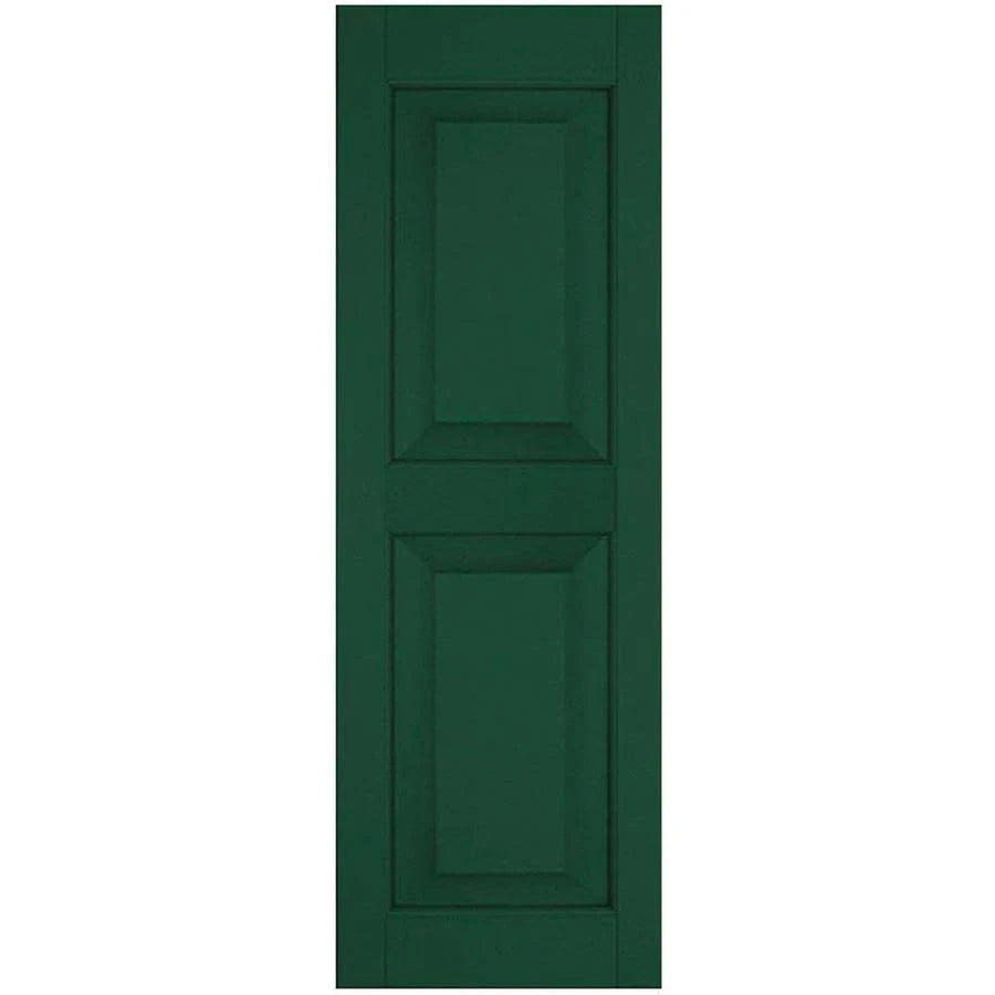 12 in. x 73 in. Exterior Real Wood Raised Panel Shutters Pair D94271