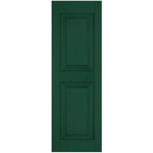 12 in. x 73 in. Exterior Real Wood Raised Panel Shutters Pair D94271
