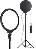 10" LED Video Light with Adjustable Tripod Stand, 3 Modes 5 Brightness Levels, Pack of 2 N665