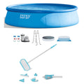 18'x48 Inflatable Pool with Pump, Ladder & Maintenance Kit W4032