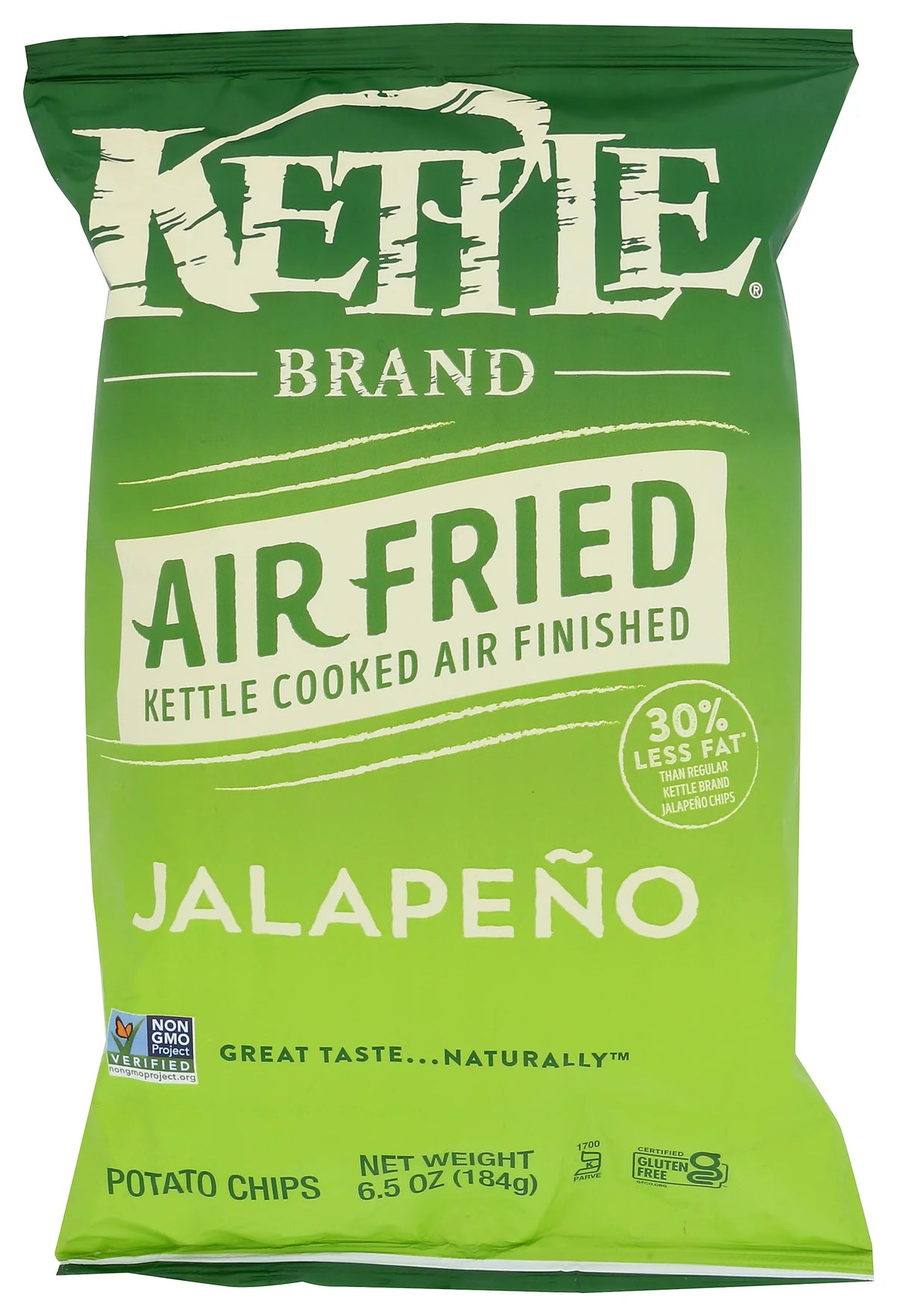 Jalapeno Kettle Cooked Potato Chips 6.5 Ounce Pack Of 12 Z2429