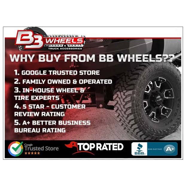Black Milled 17x8.5 Wheel W287