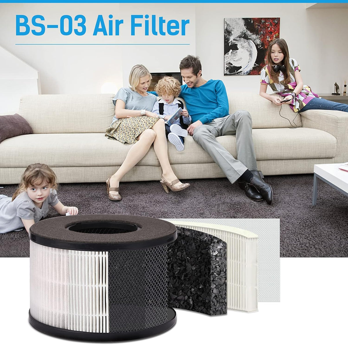 HEPA Replacement Filters Pack of 2 T237460