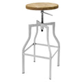 White Drafting Stool Y909