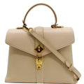Pre-owned Grained Leather Top Handle Crossbody Bag M59705
