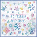 8 Sheets Snowflake Window Clings Static Stickers W493247
