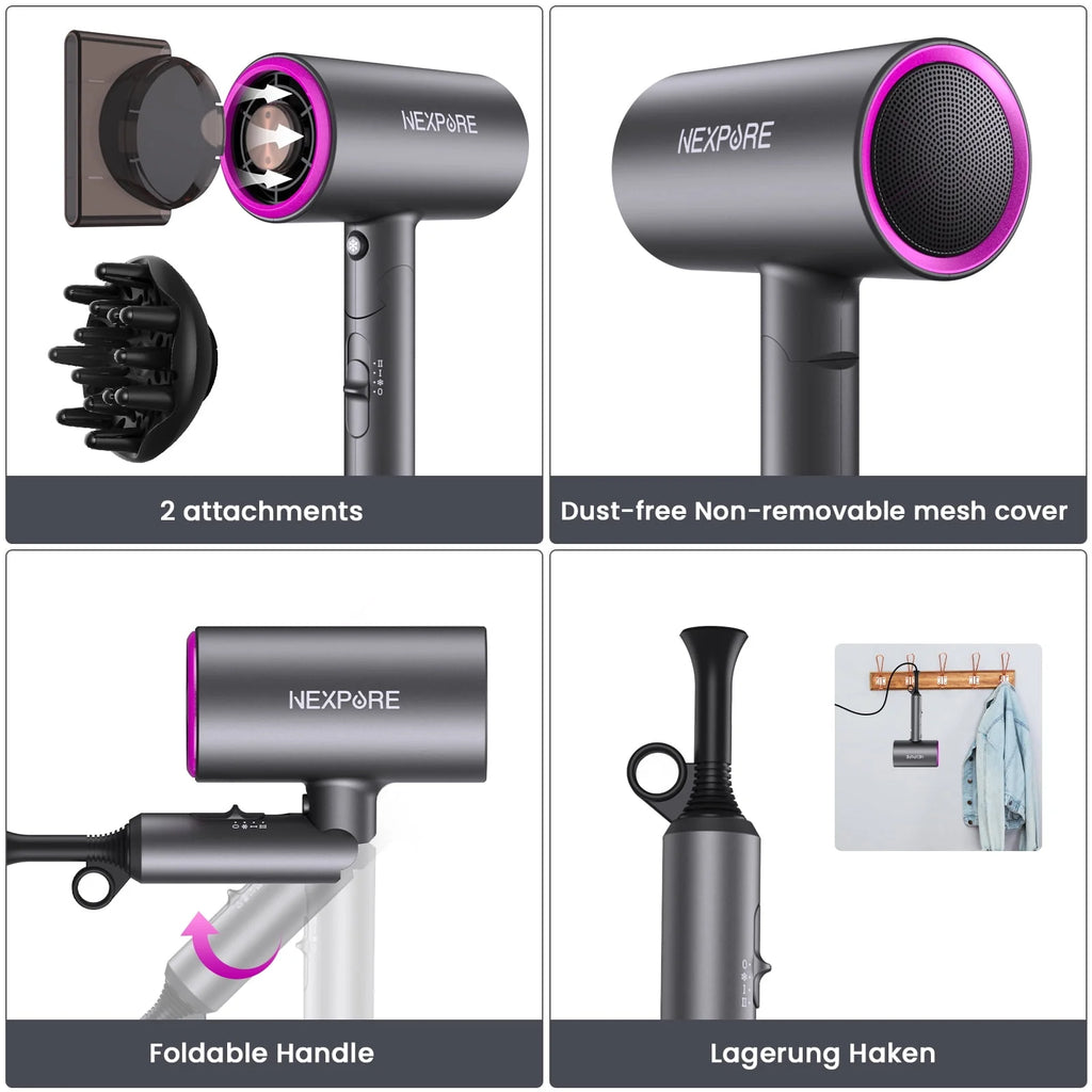 1800W Ionic Hair Dryer with Diffuser W942791